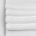 Tischläufer aus Leinen mit weißer Spitze, italienische Luxusqualität – Farnese Viadurini