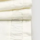 Läufer aus naturweißem schwerem Leinen mit italienischer Luxusprägung – Limao Viadurini