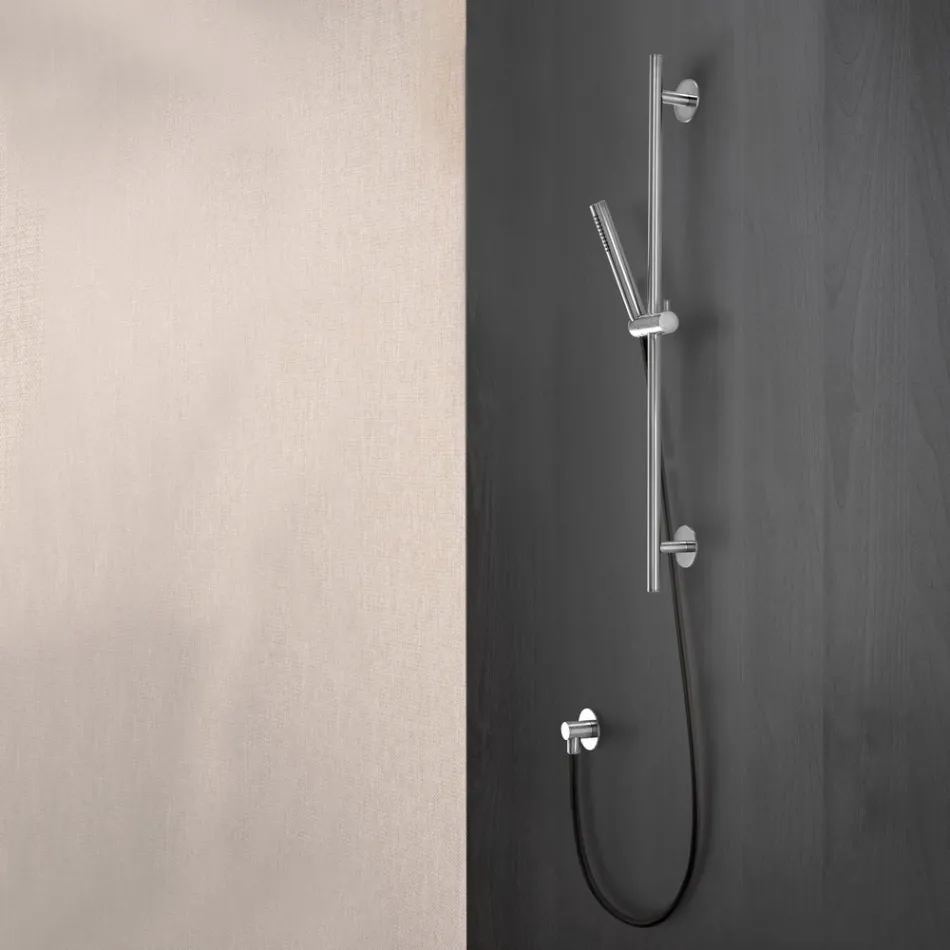 Minimalistischer Wasserhahn und Steckdose aus Edelstahl AISI 316L - Klauen Viadurini