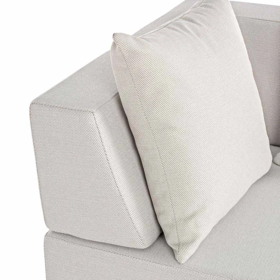 Modernes Design Outdoor Corner Lounge aus Homemotion Stoff - Benito Viadurini