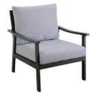 Wohnzimmer, bestehend aus 1 Sofa, 2 Sesseln und 1 Couchtisch - Tisch Viadurini