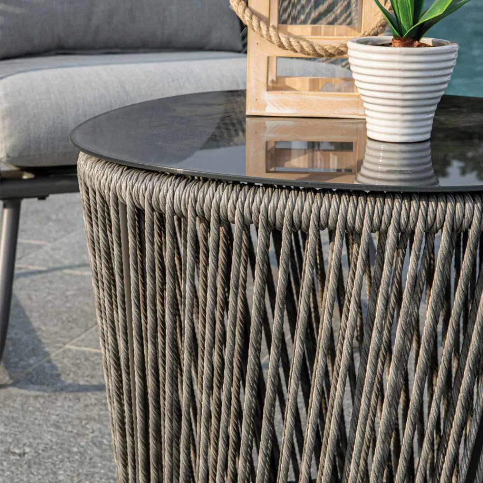 Wohnzimmer bestehend aus 2 Sesseln mit Couchtisch - Suitcase Viadurini