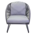 Wohnzimmer bestehend aus 2 Sesseln mit Couchtisch - Suitcase Viadurini