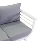 Wohnzimmer im Freien, bestehend aus 1 3-Sitzer-Sofa, 2 Sesseln und 1 Couchtisch - Righello Viadurini