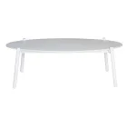 Outdoor-Wohnzimmer mit Kissen und abgerundeten Armlehnen - Zenith Viadurini