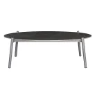 Outdoor-Wohnzimmer mit Kissen und abgerundeten Armlehnen - Zenith Viadurini