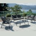 Outdoor-Wohnzimmer mit Kissen und abgerundeten Armlehnen - Zenith