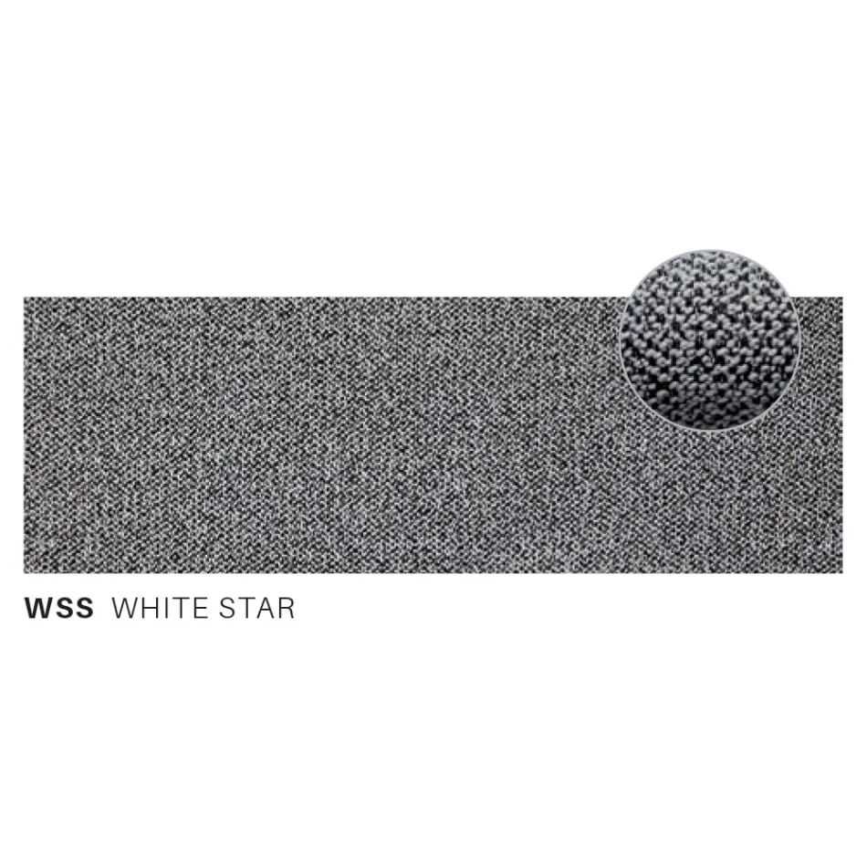 Wohnzimmer im Freien mit Sofa und 2 Sesseln aus Stoff Made in Italy - Suki Viadurini