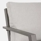 Outdoor Lounge aus Aluminium mit Kissen aus Stoff - Armonia Viadurini