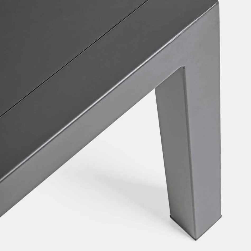 Outdoor Lounge aus Aluminium mit Kissen aus Stoff - Armonia Viadurini