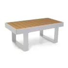 Outdoor Lounge aus Aluminium und Polywood Armlehnen - City Viadurini