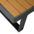 Outdoor Lounge aus Aluminium und Polywood Armlehnen - City Viadurini