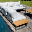 Gartenlounge bestehend aus 2 Sofas und Mitteltisch - Pippo Viadurini