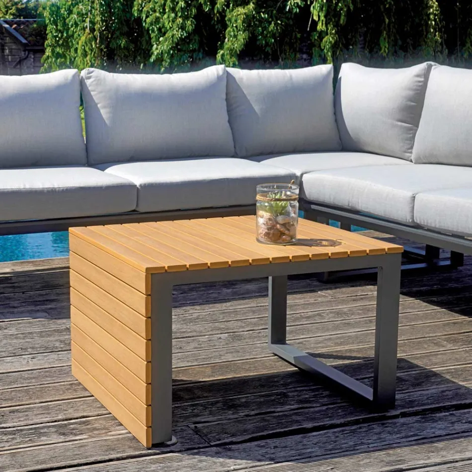 Gartenlounge bestehend aus 2 Sofas und Mitteltisch - Pippo Viadurini