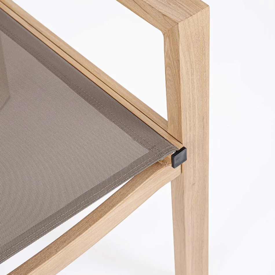 Gartenlounge mit 1 Sofa, 2 Sesseln und 1 Couchtisch - Plan Viadurini