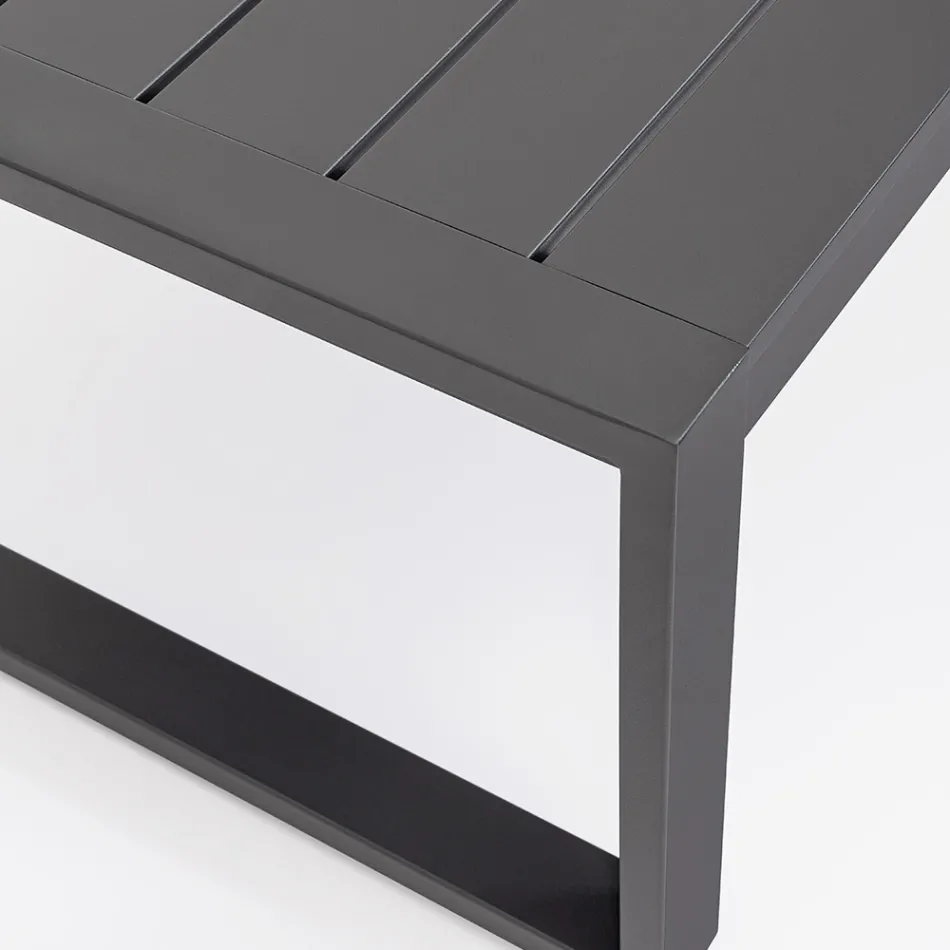 Gartenlounge mit 1 Sofa, 2 Sesseln und 1 Couchtisch - Plan Viadurini