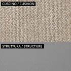 Gartenlounge mit 1 Sofa und 2 Sesseln Made in Italy - Planter Viadurini