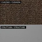 Gartenlounge mit 1 Sofa und 2 Sesseln Made in Italy - Planter Viadurini