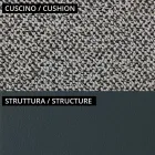 Gartenlounge mit 1 Sofa und 2 Sesseln Made in Italy - Planter Viadurini