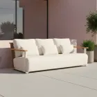 Gartenlounge mit Sofa, 2 Sesseln und Couchtisch - Montorio Viadurini
