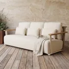 Gartenlounge mit Sofa, 2 Sesseln und Couchtisch - Montorio Viadurini