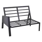 Gartenlounge mit Sofa und Couchtisch aus Aluminium - Label Viadurini