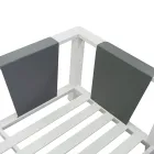 Garten-Lounge aus Aluminium - Pastellfarben Viadurini