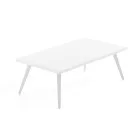 Wohnzimmer im Innen- und Außenbereich mit 2 Sesseln, 1 Sofa und 1 Couchtisch – Sortir Viadurini