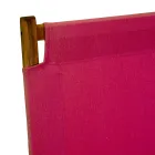 Wohnzimmer aus geöltem Akazienholz in Naturfarbe und Stoff - Bottega Viadurini