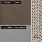 Gartenlounge mit Sesseln und Metallsofa Made in Italy - Prato Viadurini