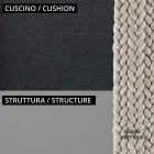 Gartenlounge mit Sesseln und Metallsofa Made in Italy - Prato Viadurini