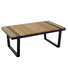 Wohnzimmer aus Aluminium mit Details aus brasilianischem Teakholz - Tagebuch Viadurini