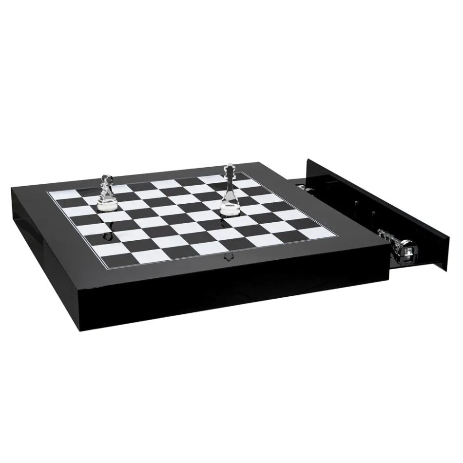 Schachbrett für Schach- und Designprüfer aus Plexiglas Made in Italy - Schach Viadurini