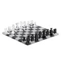 Schachbrett für Schach und Dame aus Acrylglas Made in Italy - Smanto