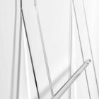 Handtuchhalter Leiter in transparentem Plexiglas Design 2 Höhen - Trockner Viadurini