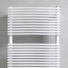 Hydraulischer Badhandtuchwärmer mit vertikalem Design aus Stahl 1013 W - Griffin Viadurini