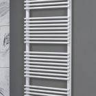Handtuchwärmer mit gemischtem System und Stahlkonstruktion, hergestellt in Italien – Sirup Viadurini
