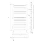Chrom Handtuchwärmer bis 486 Watt Made in Italy - Padua Viadurini