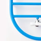 „Tutto Tondo Slim“ Design-Handtuchwärmer aus Stahl Made in Italy - Glatt Viadurini