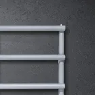 Elektrischer Handtuchwärmer mit kreisförmigen Elementen, hergestellt in Italien – Erdbeere Viadurini