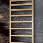 Elektrischer Handtuchwärmer mit einfachen Linien aus Stahl, hergestellt in Italien – Pistazie Viadurini