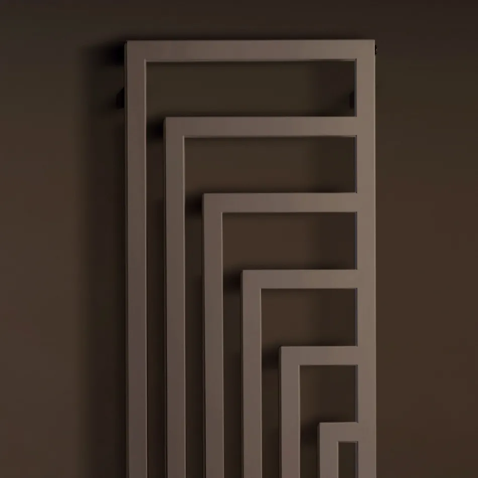 Elektrischer Handtuchwärmer aus Stahl mit modernem Design Made in Italy - Potentia Viadurini