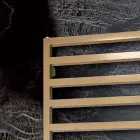 Hydraulischer Handtuchwärmer mit einfachen Linien aus Stahl, hergestellt in Italien – Pistazie Viadurini