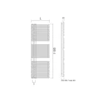 Handtuchwärmer aus Kohlenstoffstahl mit Hydrauliksystem – Peanuts Viadurini