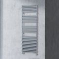 Gemischter Handtuchwärmer mit 4 Reihen horizontaler Elemente, hergestellt in Italien – Meringue