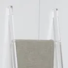 Transparente Acryl-Kristall-Badetuchhalter-Leiter - Smart Viadurini