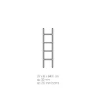 Transparente Acryl-Kristall-Badetuchhalter-Leiter - Smart Viadurini