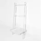 Weiße Handtuchleiter aus Plexiglas, hergestellt in Italien – Jamira Viadurini