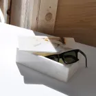 Brillenbox aus Marmor, hergestellt in Italien - Kenna Viadurini