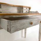 Handgefertigter Schreibtisch aus Massivholz mit 4 Schubladen Made in Italy - Amela Viadurini
